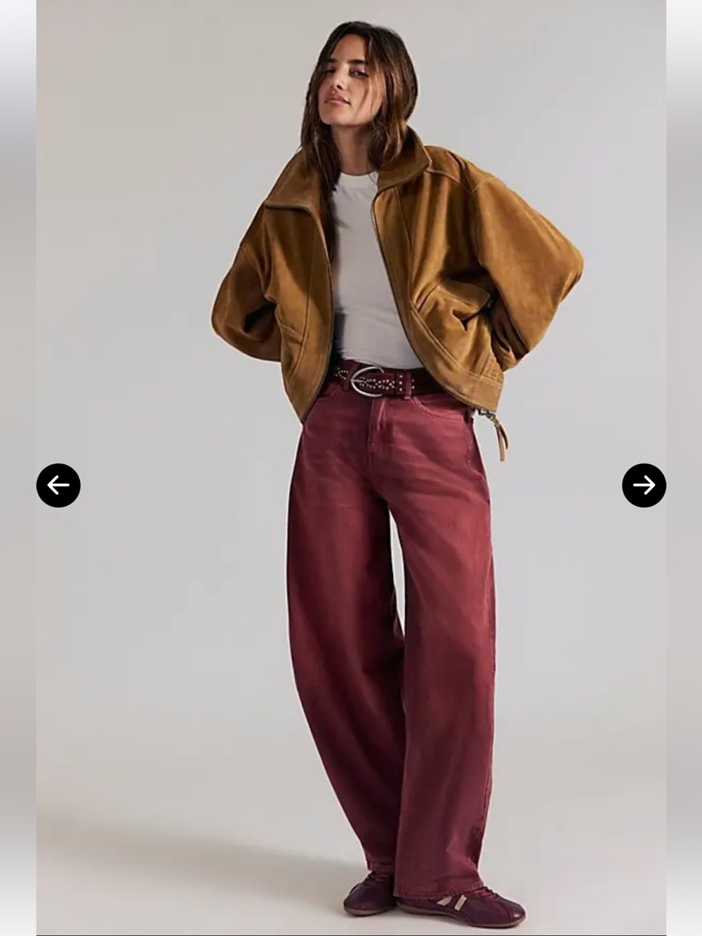 Free People We The Free Bodie Arc Barrel Jeans 24S